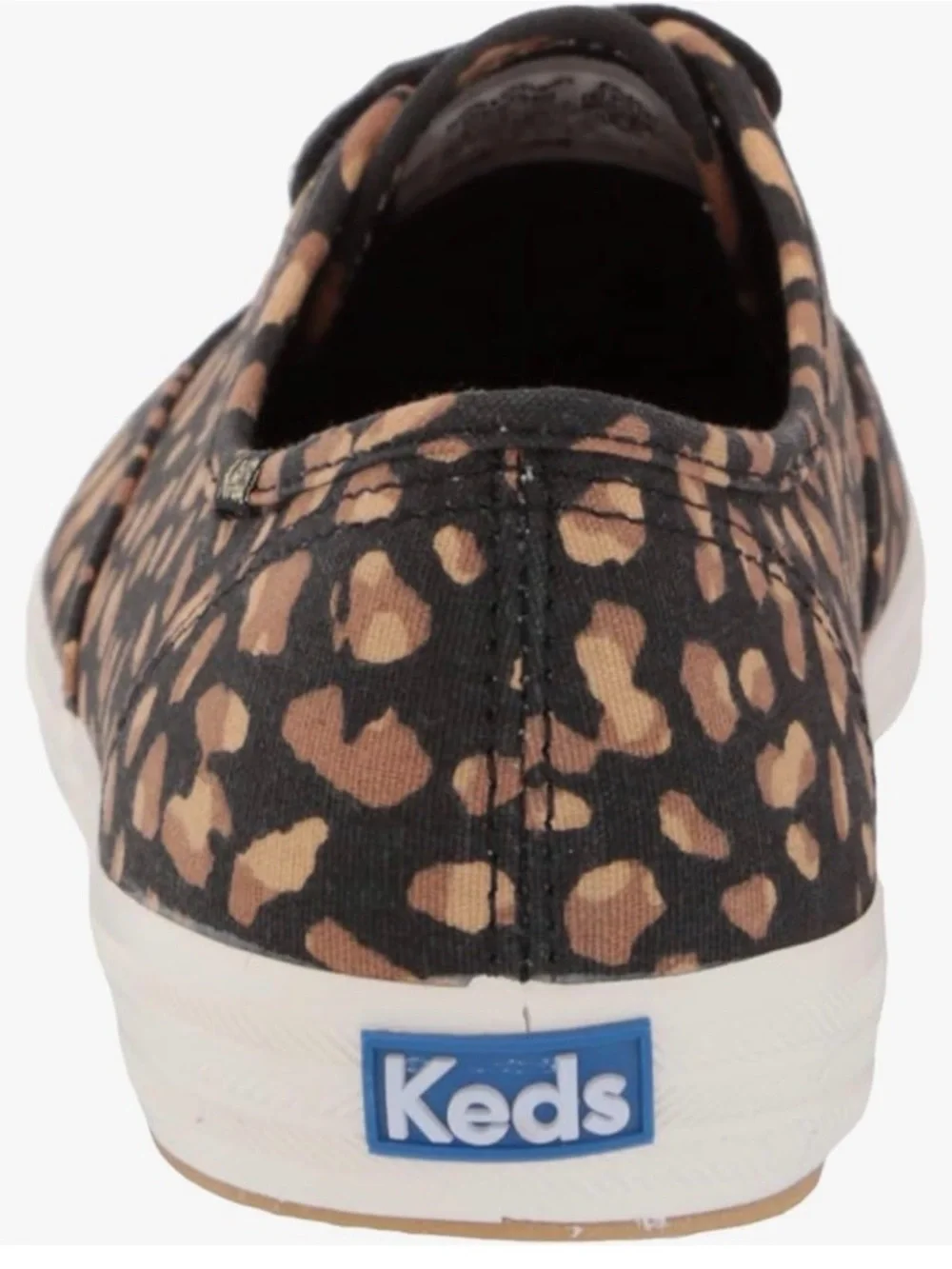 Keds Women's Champion Novelty Pack Leopard Print Canvas Sneaker - Black/Tan